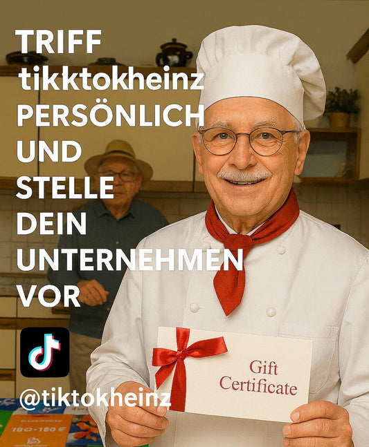 🚀 Premium-Video mit TikTok Heinz – vor Ort drehen & viraler gehen