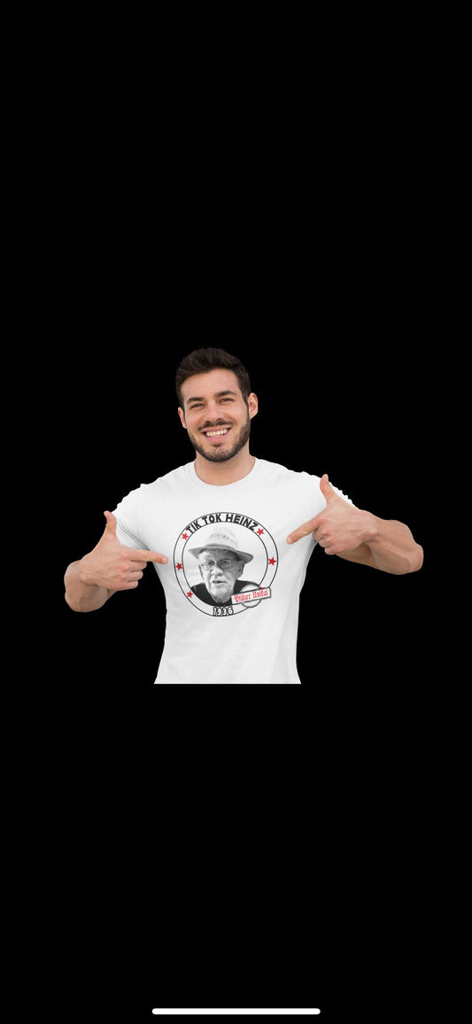 TIKTOKHEINZ Männer T-Shirt Rundhals